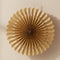 Gold Hanging Paper Fan Decoration - 40.6cm