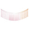 Peach & Light Pink Macrame Tissue Tassel Garland - 6 ft