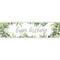 Botanical Leaves Happy Birthday Banner - 1.2m