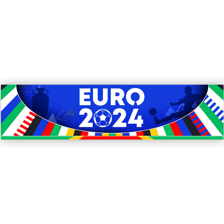 Euro 2024 Football Banner Decoration - 1.2m