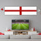 England St George's Themed Flag Banner - 120 x 30cm