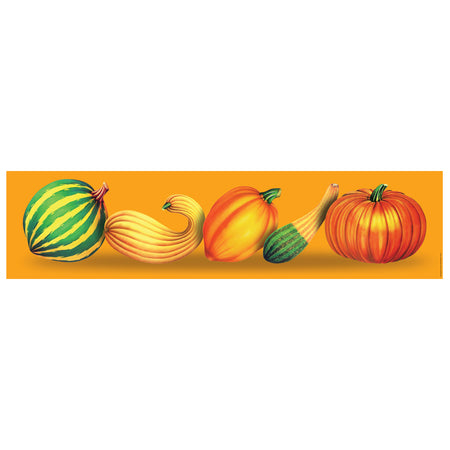 Harvest Festival Vegetables Banner - 1.2m