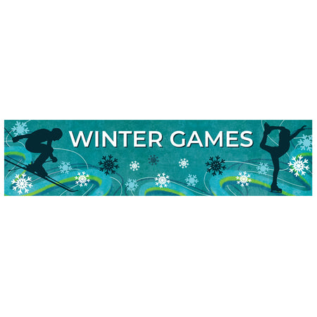 Winter Games Banner - 120cm x 30cm