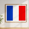 French Themed Flag Poster - A3