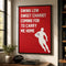 Swing Low Sweet Chariot Rugby Poster - A3