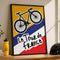 Tour de France Bike Poster - A3