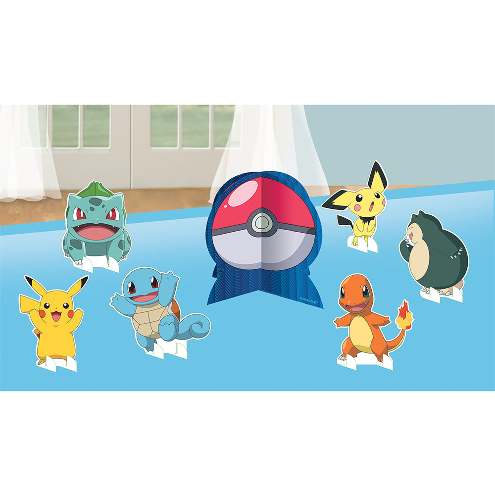 Rectangular Pokemon Table Pokemon Table Centrepieces - Pack of 7 – Party Packs