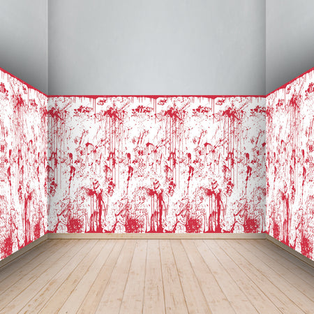 Bloody Wall Backdrop Decoration - 9.14m