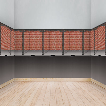 Brick Wall & Street Backdrop Decoration - 9.14m