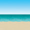 Blue Sky, Ocean & Sand Backdrop - 9.14m