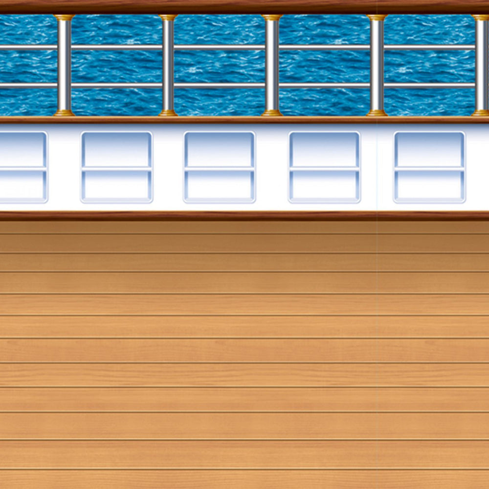 Cruise Ship Deck Backdrop Decoration - 9.14m