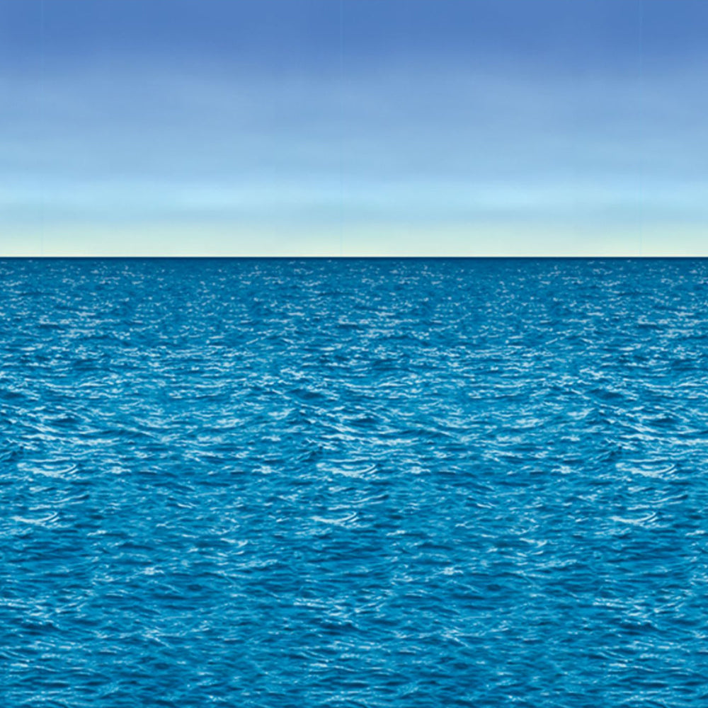Ocean Sea & Blue Sky Backdrop Decoration - 30ft
