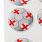 England Football Stickers - 5cm - Sheet of 15