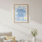 Pale Blue Daisy Mum Quote Poster - A3