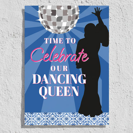 Dancing Queen Portrait Poster - A3