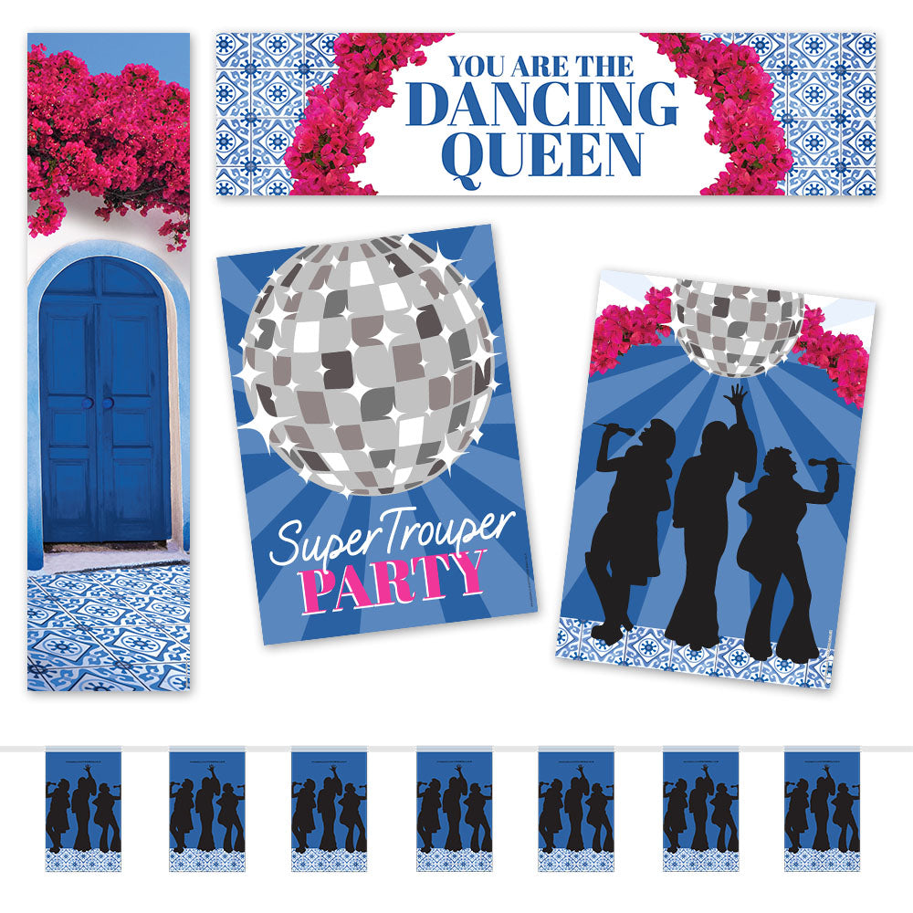Dancing Queen Personalised Bunting - Mamma Mia! | Party Packs