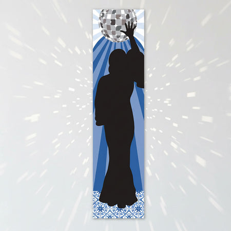 Dancing Queen Silhouette Middle Portrait Banner - 30cm x 120cm