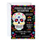 Day of the Dead Personalised Party Invitation - Pack of 16
