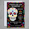 Day of the Dead Personalised Party Invitation - Pack of 16