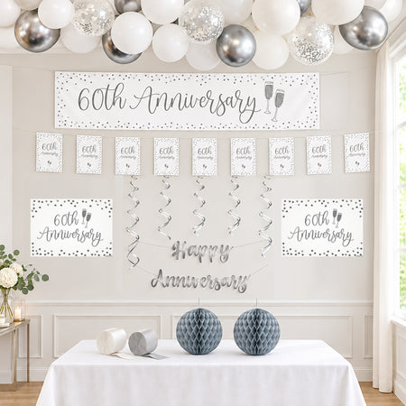 Diamond 60th Anniversary Decoration Pack