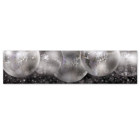 Disco Party Landscape Banner - 120cm x 30cm