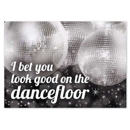 Disco Party Landscape Poster - A3