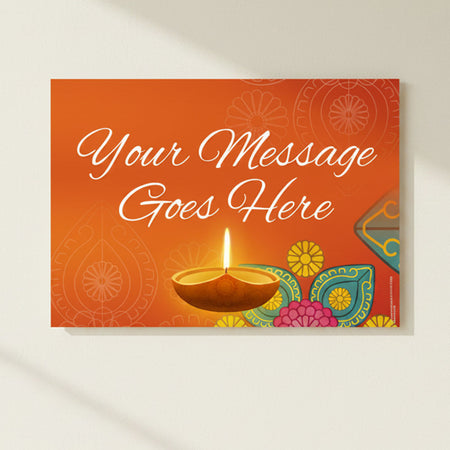 Diwali Personalised Poster Decoration - A3