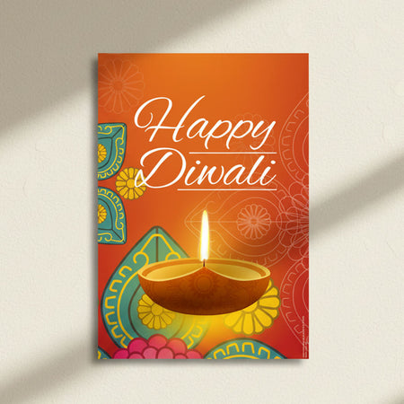 Happy Diwali Poster Decoration - A3