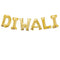 Diwali Gold Air-Fill Letter Foil Balloons - 16