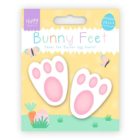 Easter Bunny Feet Cutouts - Pack of 30