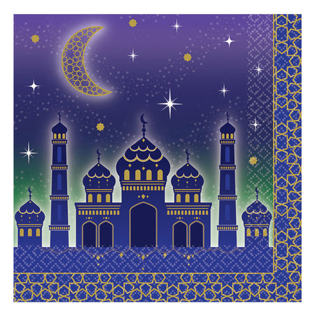 Eid Paper Napkins - 33cm - Pack of 16