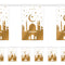 Eid Mubarak Gold Mosque Paper Bunting - 2.4m