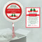 Personalised Elf I'm Back Inflated Christmas Balloon with Personalised Letter Pack