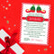 Personalised Elf I'm Back Letter - A4