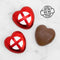 England Flag Heart Chocolates Kit - Pack 24