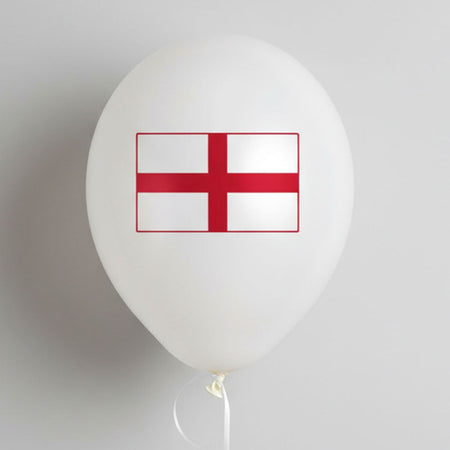 England St George Flag Latex Balloons - 11