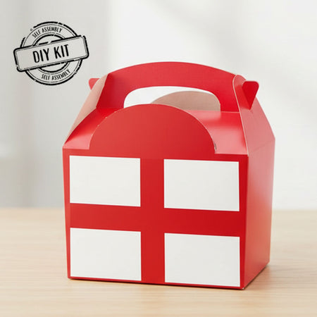 England St George's Flag Party Box Kit - Pack of 4