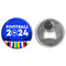 Euro Football 2024 Bottle Opener Magnet - 58mm - Each