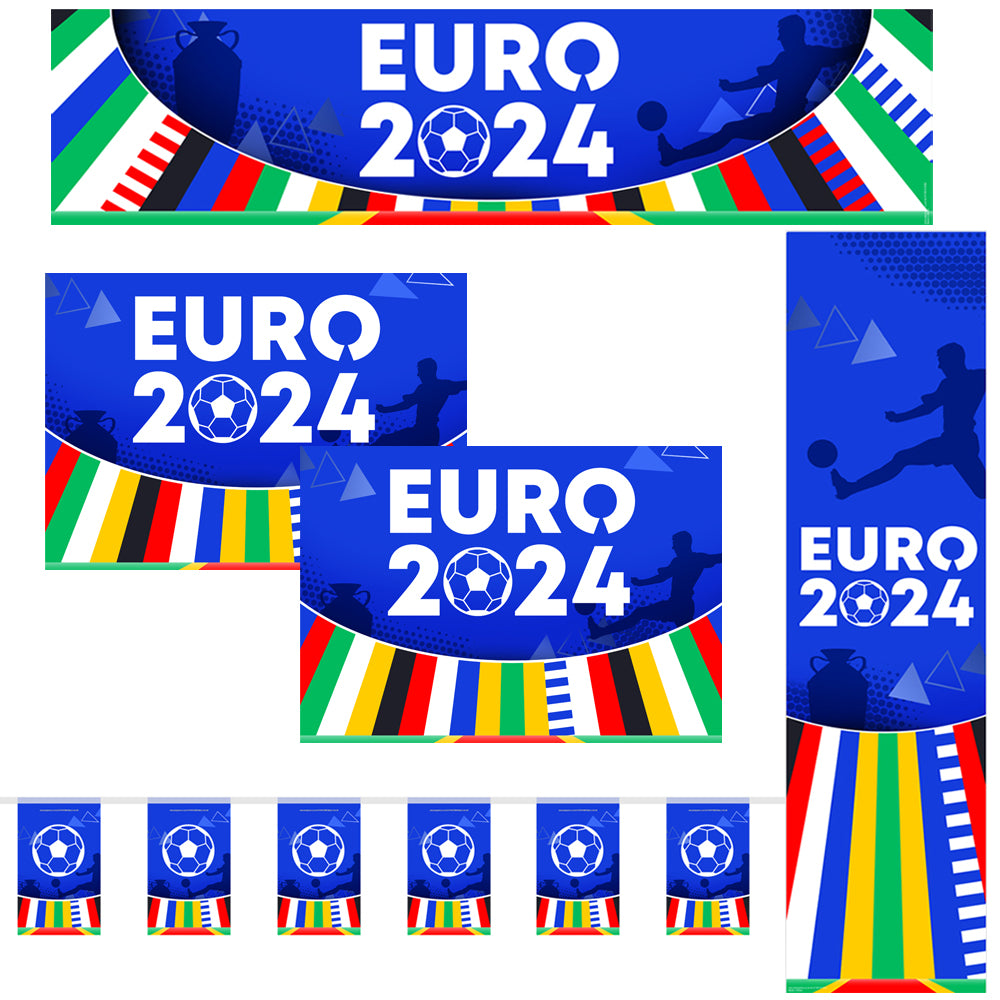 Euro 2024 Football Paper Decoration Party Pack
