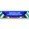 Euro Football 2024 Personalised Banner Decoration - 1.2m