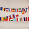 European Countries Cloth Flag Bunting - 28 flags - 8m