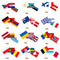 Eurovision Countries Paper Table Flag Pack with Holders - 35 Countries