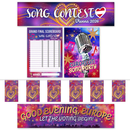 Song Contest Paper Decoration Pack