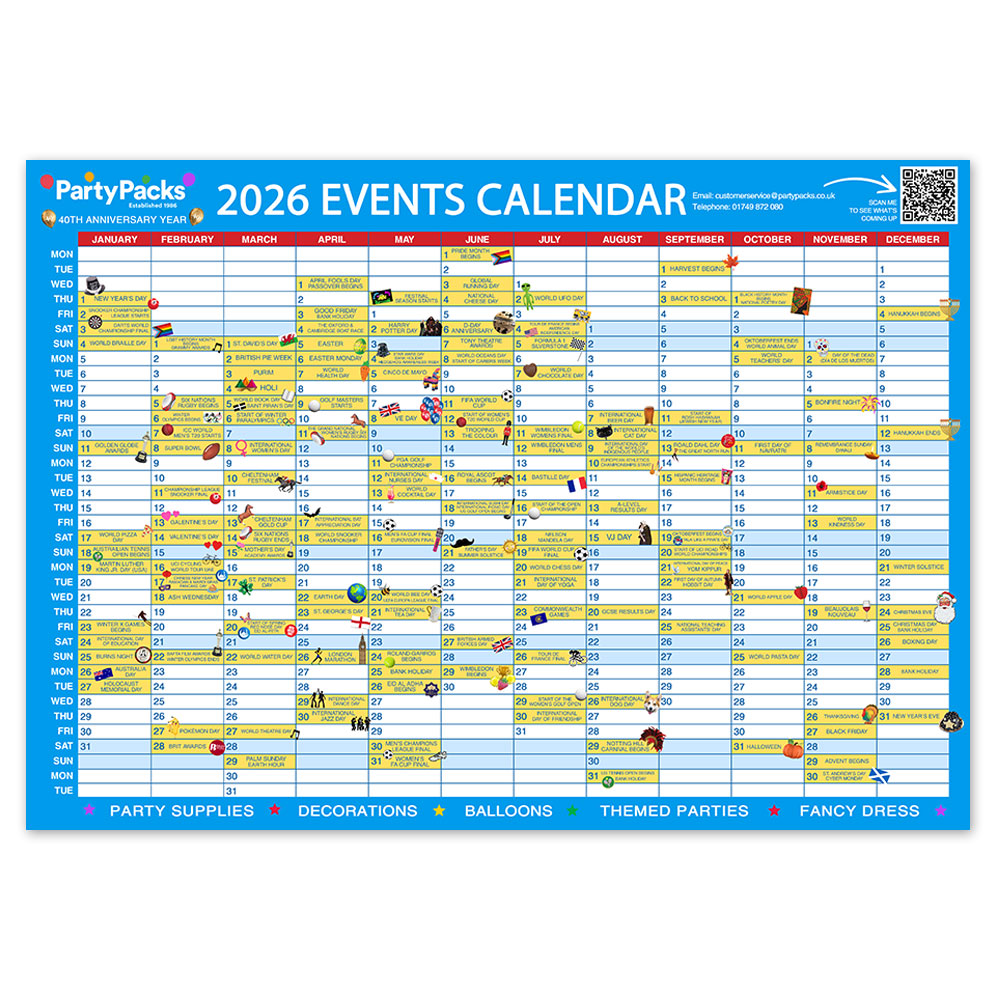 Events Calendar 2026 PDF