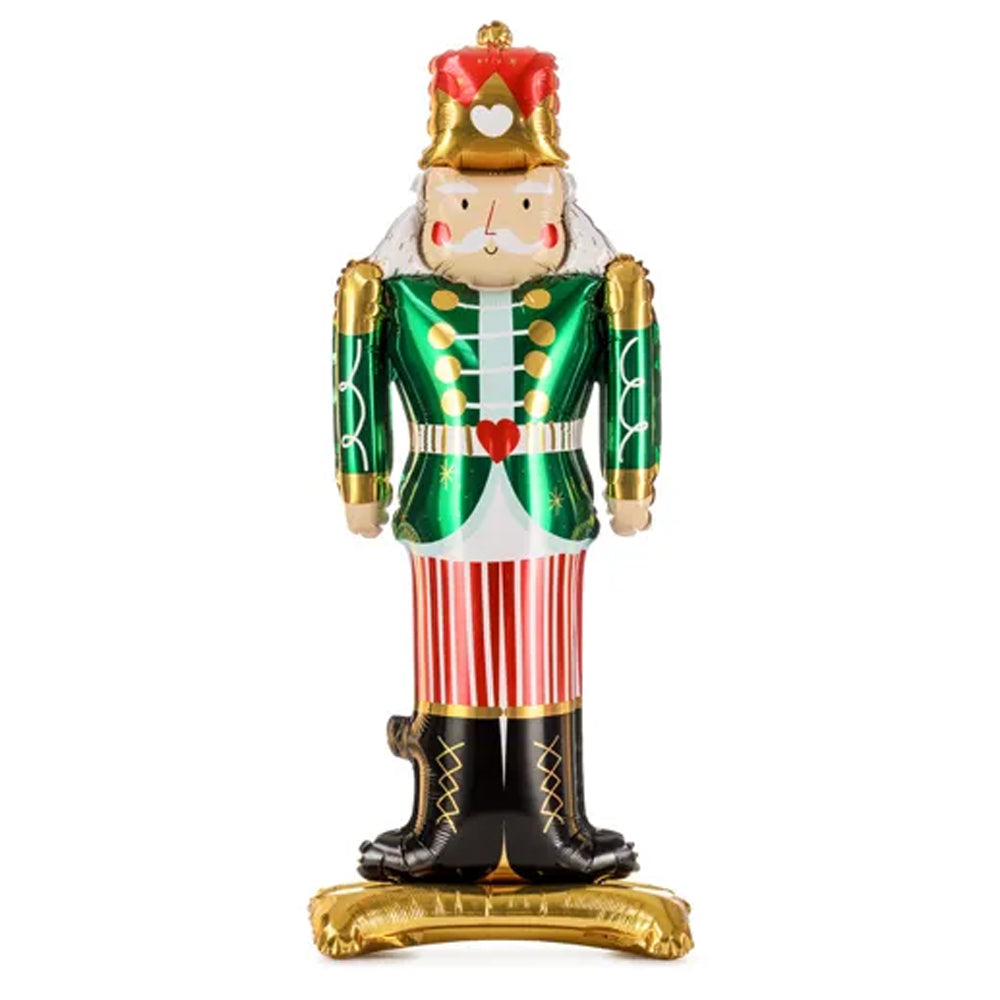 Nutcracker Christmas Standing Foil Balloon - 33"