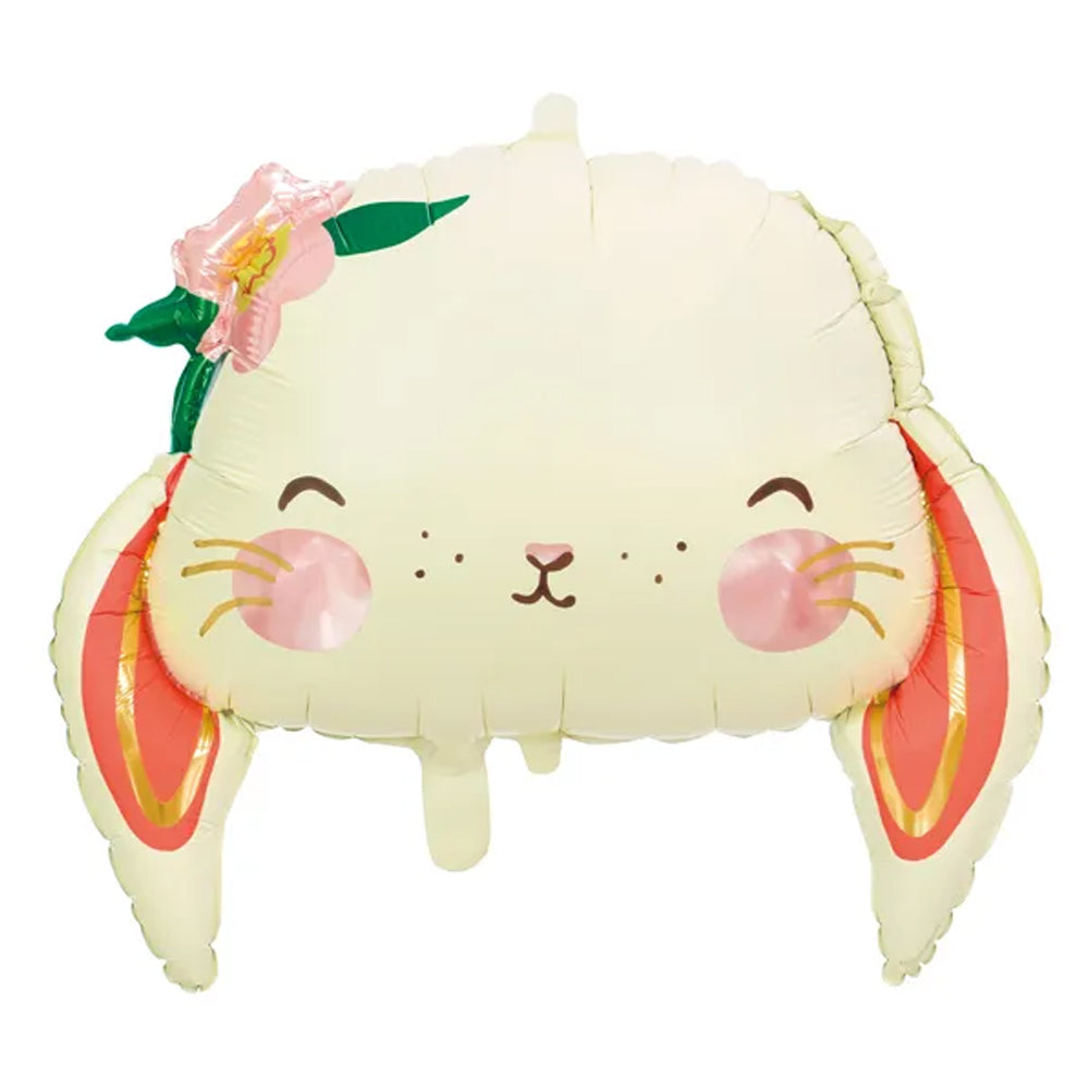 Bunny Rabbit Face Foil Balloon 20