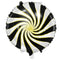 Black and White Candy Swirl Foil Balloon - 14