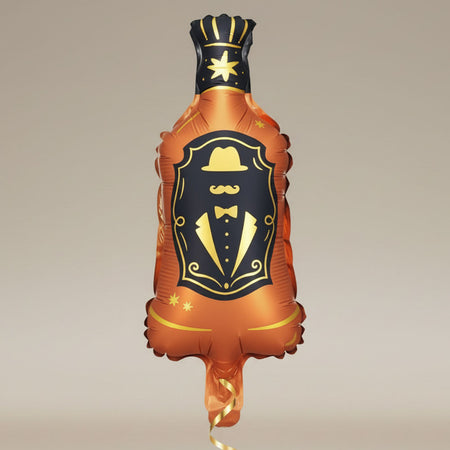 Small Whisky Bottle Foil Balloon - 10