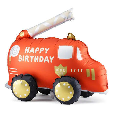 Fire Engine Foil Balloon - 26