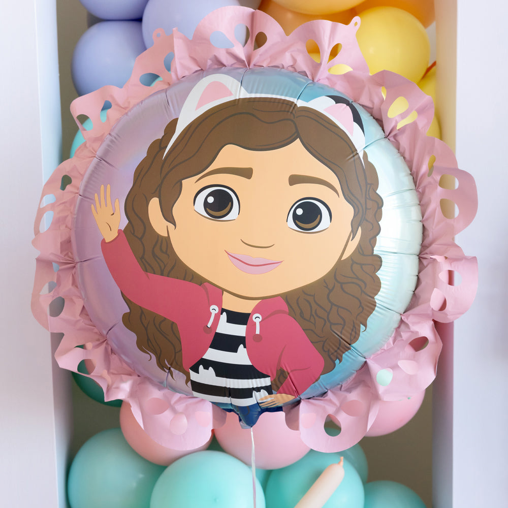 Gabby's Dollhouse Foil Balloon with Ruffle - 20"